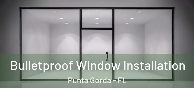  Bulletproof Window Installation Punta Gorda - FL